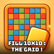 Fill 10x10 : The Grid ! - 10x10 Grid game