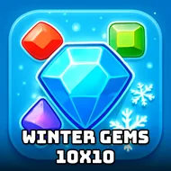 Winter Gems 10x10 - 10x10 Grid game